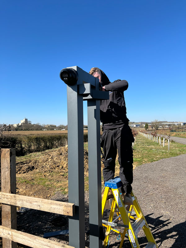 Commercial Automated Gates Installation